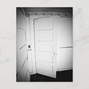 Spooky Door Postcard