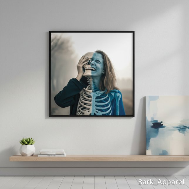 Spooky Double Exposure Art  Poster (Creator Uploaded)