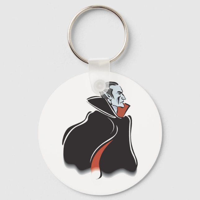 spooky dracula vampire key ring (Front)