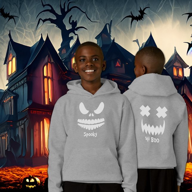 Spooky Dual White Face Front and Back Halloween (Creator Uploaded)