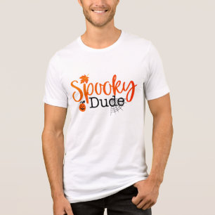 Spooky Dude   Halloween Tri-Blend Shirt