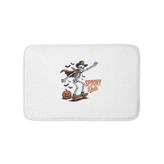 Spooky Dude Spooky Season Bath Mat (Front)