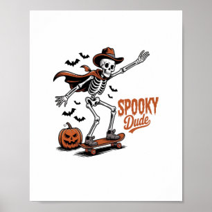 Spooky Dude Spooky Season Poster