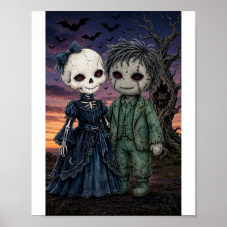 Spooky Duo Dusk Poster