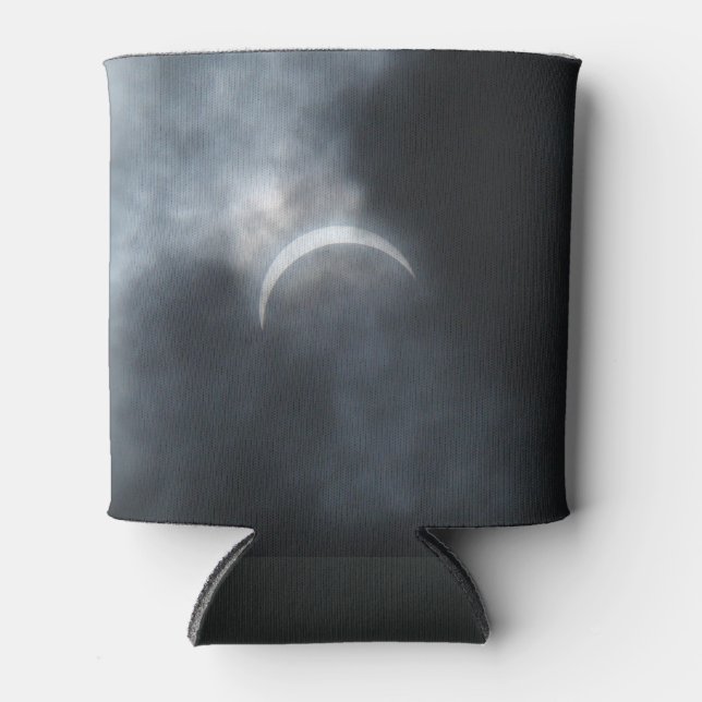 Spooky Eclipse Storm Clouds 2017 Can Cooler (Front)