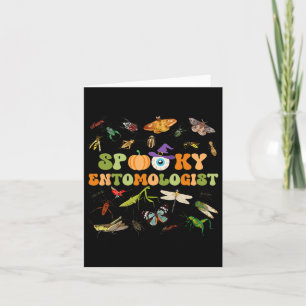 Spooky Entomology Collection Insect Species Bug Ha Card