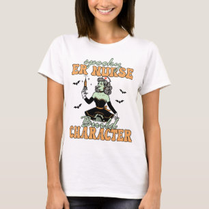 Spooky ER nurses halloween night shift T-Shirt