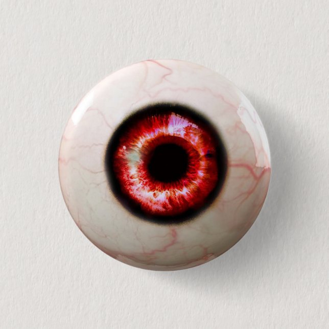 Spooky Eye - Halloween 3 Cm Round Badge (Front)