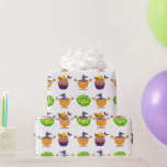 Spooky Eyeball Pumpkin Sweet Candy Treat Halloween Wrapping Paper<br><div class="desc">A Creepy yet cute Pumpkin ,  Monster Eyeballs,  and Candy Favours Wrapping paper for Halloween-themed birthday parties,  Horror themed baby showers,  or Halloween Wedding gifts.</div>