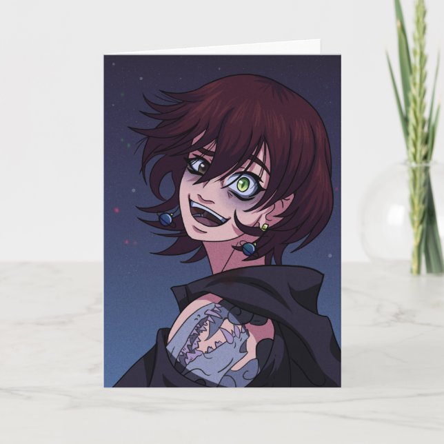 Spooky Eyes Card (Front)