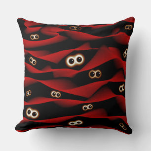 Spooky Eyes Throw Pillow