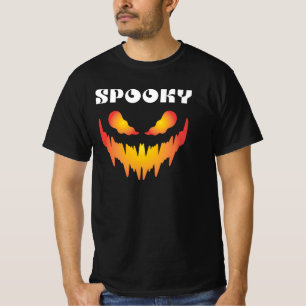 Spooky Face Halloween T-Shirt