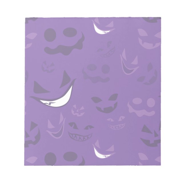 Spooky Faces Notepad (Front)