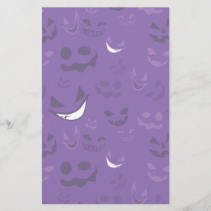 Spooky Faces Stationery