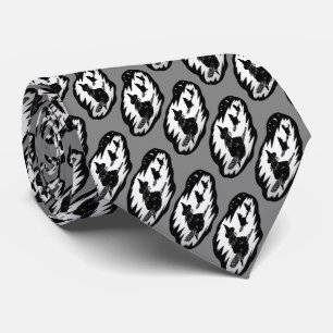 spooky flying witches on broomsticks halloween tie