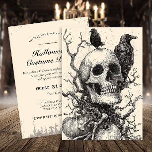 Spooky Forest Halloween Invitation