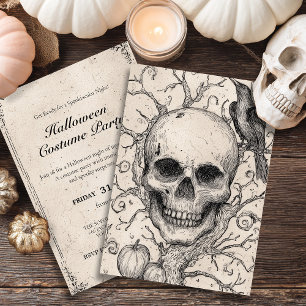 Spooky Forest Halloween Invitation