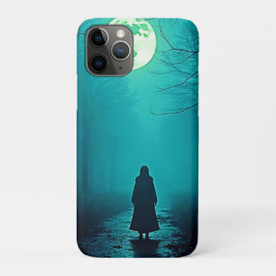 Spooky Full Moon Night Design iPhone 11 Pro Case