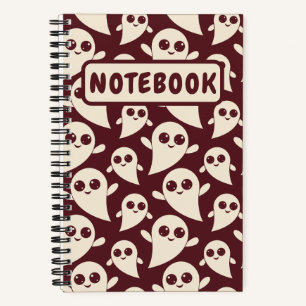 Spooky Fun and Cute Ghosts for Halloween Notebook
