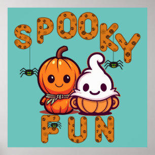 Spooky Fun Friends Poster