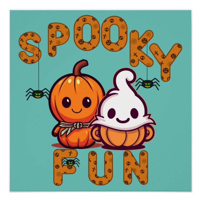 Spooky Fun Friends Poster (Front)