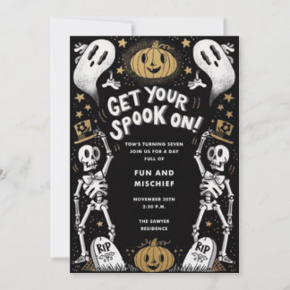 Spooky Fun Halloween Bash Invitation