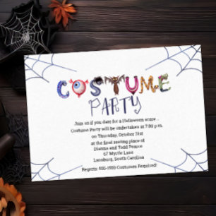 Spooky Fun Halloween Costume Party Invitation