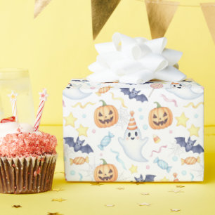 Spooky Fun Halloween Costume Party Wrapping Paper