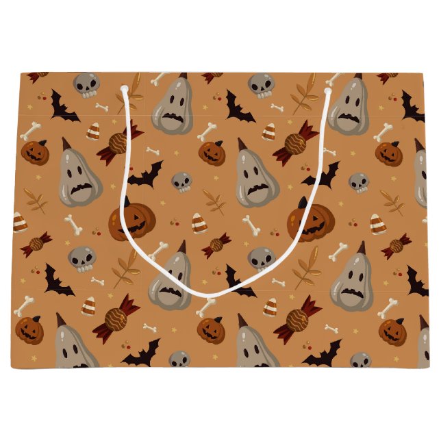 Spooky Fun Halloween  Large Gift Bag (Front)