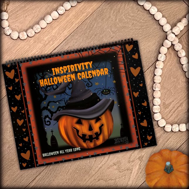 Spooky Fun Halloween Monthly Inspirivity Yearly  Calendar (Creator Uploaded)