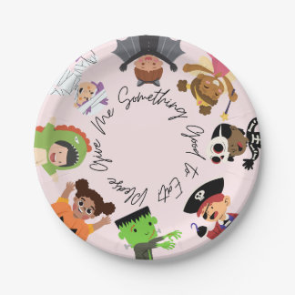 Spooky Fun Halloween Paper Plates, 7" Plate