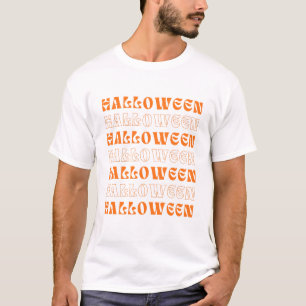 Spooky & Fun Halloween-Themed Text T-Shirts