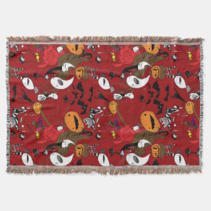 Spooky Fun Halloween Throw Blanket