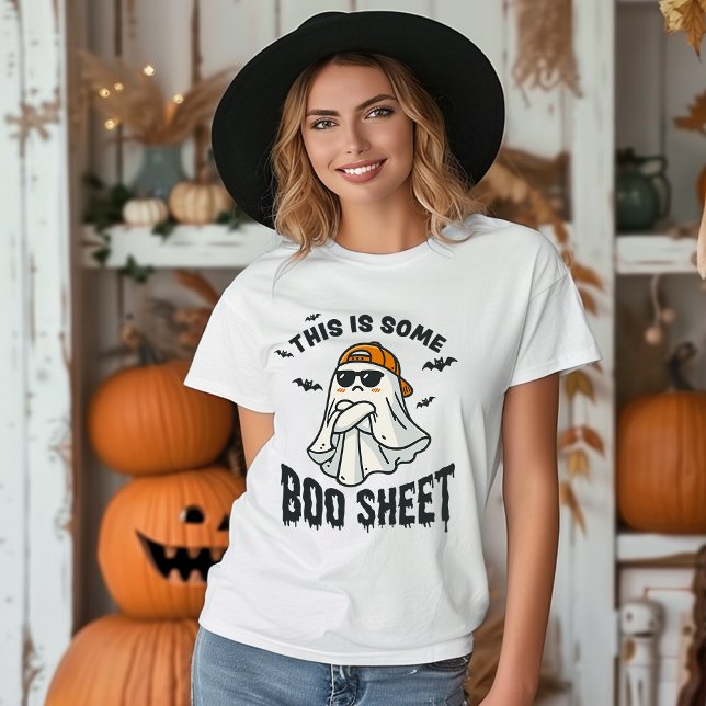 Spooky Fun: This Is Some Boo Sheet Halloween T-Shirt (Creator Uploaded)