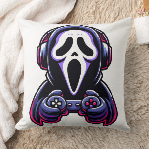 Spooky Gaming – Halloween Gamer Ghost Controller Cushion