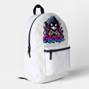 Spooky Gaming – Halloween Gamer Ghost Controller D Printed Backpack