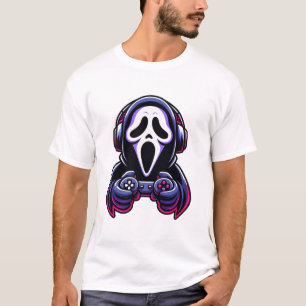 Spooky Gaming – Halloween Gamer Ghost Controller T-Shirt