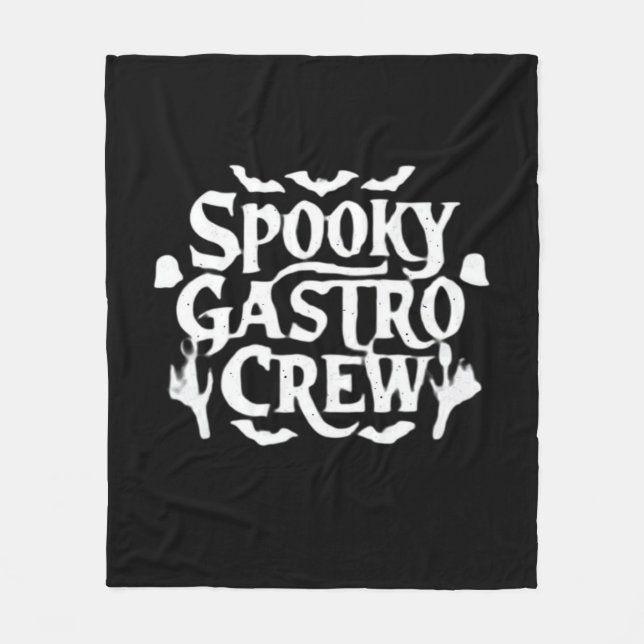 Spooky Gastro Crew Gastro Nurse Halloween Classic  Fleece Blanket (Front)