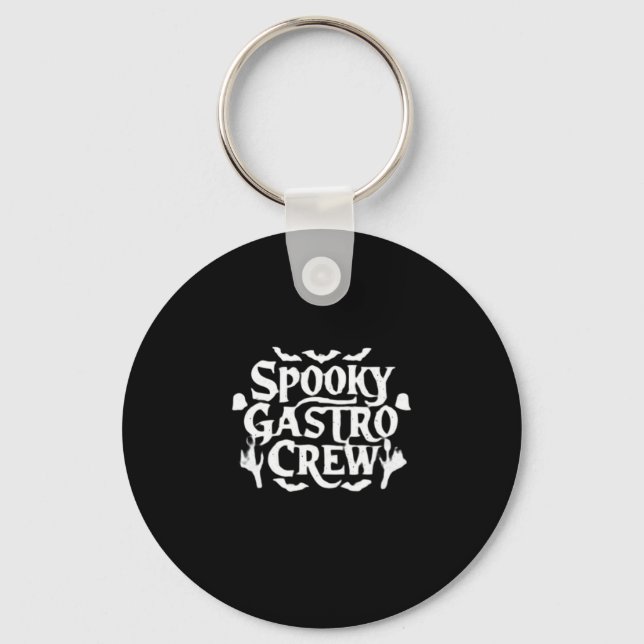 Spooky Gastro Crew Gastro Nurse Halloween Classic  Key Ring (Front)