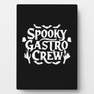 Spooky Gastro Crew Gastro Nurse Halloween Classic  Plaque