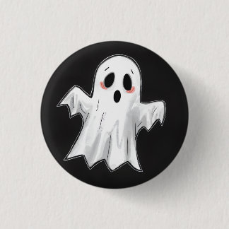 Spooky Ghost 3 Cm Round Badge