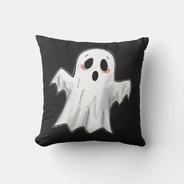 Spooky Ghost  Cushion (Front)