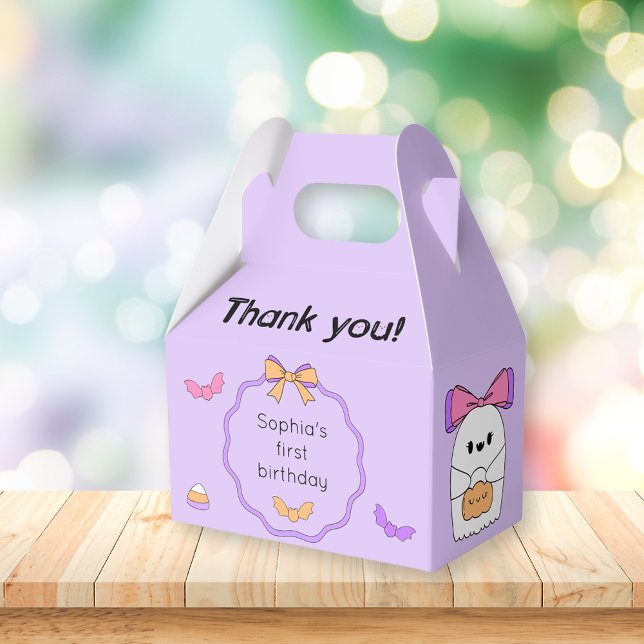 Spooky Ghost Halloween Birthday Favour Box (Creator Uploaded)