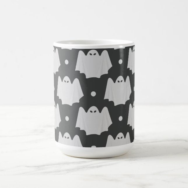 Spooky Ghost Halloween Coffee Mug (Center)