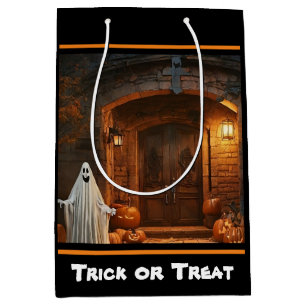 Spooky Ghost Halloween Collection Medium Gift Bag