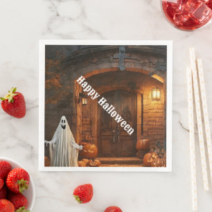 Spooky Ghost Halloween Collection Napkin