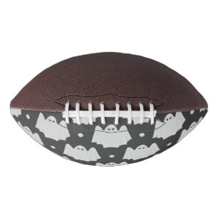 Spooky Ghost Halloween Football
