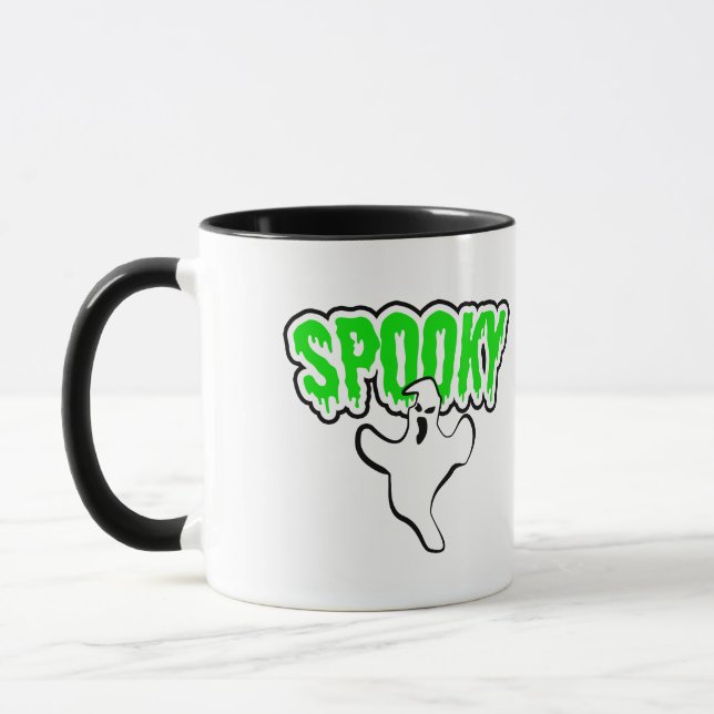 Spooky Ghost Halloween  Mug (Left)