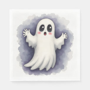 Spooky Ghost Halloween Napkins