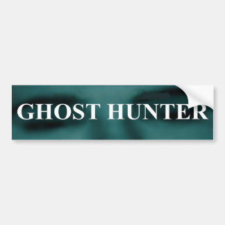 Spooky Ghost Hunter Bumper Sticker